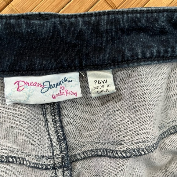 Dream Jeanne’s Quacker Factory 26W Jeans Dark Blue - Picture 2 of 4